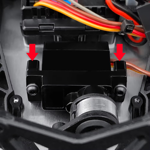 2 adet alüminyum alaşım Servo dağı için 1/16 mini-b 2WD 1/18 mini-t 2.0 RC Buggy kamyon modeli yükseltme parçaları - Product Image 6
