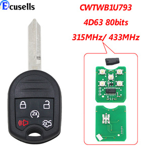 Uzaktan kumanda araba anahtarı için Ford Expedition Explorer toros Flex fcc id: CWTWB1U793 315/433MHz ile 4D63 çip - Product Image 2