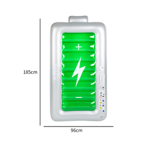 La fabbrica ha personalizzato il galleggiante di forma della batteria della piscina galleggiante che cavalca il galleggiante gonfiabile della piscina gonfiabile giostra per gli adulti - Product Image 6