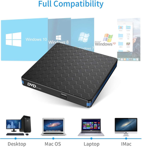 บลูเรย์ไดรฟ์บลูเรย์ภายนอกแบบ USB 3.0บลูเรย์ไดรฟ์ BD-RE เครื่องบันทึก CD/DVD RW เล่นเครื่องเล่น DVD แบบบลูเรย์ - Product Image 4