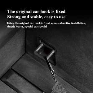 車のカーゴネットテスラ用サイバートラックピックアップ弾性メッシュ荷物用トランク収納ピックアップTidyネットメッシュネットワークポケットアクセサリー - Product Image 5