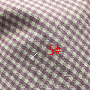 无最小起订量现成优质色织方格格子批发纯棉100% 40s * 40s衬衫面料