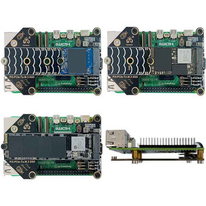 Raspberry Pi 5 PCIe to M.2 NVMe SSD scheda adattatore cappello prolunga moduli e kit elettronici per RPi5 - Product Image 3