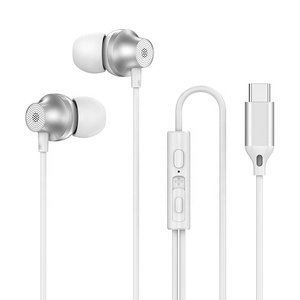 Cuffie USB C con cavo In-Ear In-Ear con microfono regolabile In Volume e funzione impermeabile interfaccia Phones-3.5mm Mobile