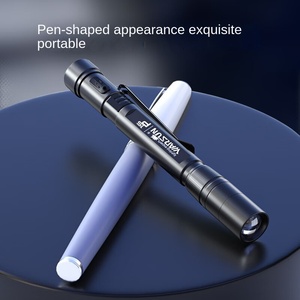 Cho P1S LED Pocket Pen ánh sáng có thể sạc lại USB không thấm nước đèn pin với clip cho EDC cắm trại & Kiểm tra làm việc - Product Image 3