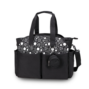 Factory Price Fashion Vegan Leather 5 Piece Backpack Diaper <strong>Bag</strong>