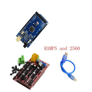 Controlador para Arduino 3D, Mega 2560 R3 Mega2560 REV3 + rampas 1,4, kit arduino, Reprap MendelPrusa