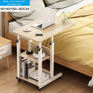 Tavolo da studio portatile regolabile casa semplice camera da letto mobile Computer tavolo di sollevamento studente scrivania - Product Image 3