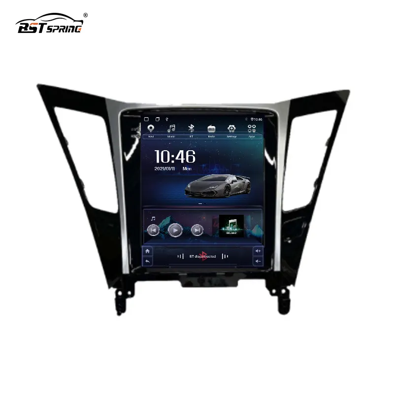 Dikey ekran araba multimedya oynatıcı Hyundai Sonata 6 YF 2009 - 2014 DSP araba navigasyon radyo