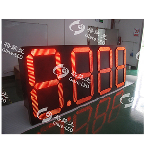Produttore 7 segmenti Display a Led telecomando Led Digital Gas Price Sign per distributore di benzina Display prezzo Gas 36 ~ 72 pollici
