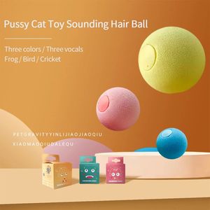 Pelota Interactiva para Gatos, Juguete Inteligente para Masticar con Sonido de Rana y Pájaro, Suministros de Entrenamiento para Gatos - Product Image 6
