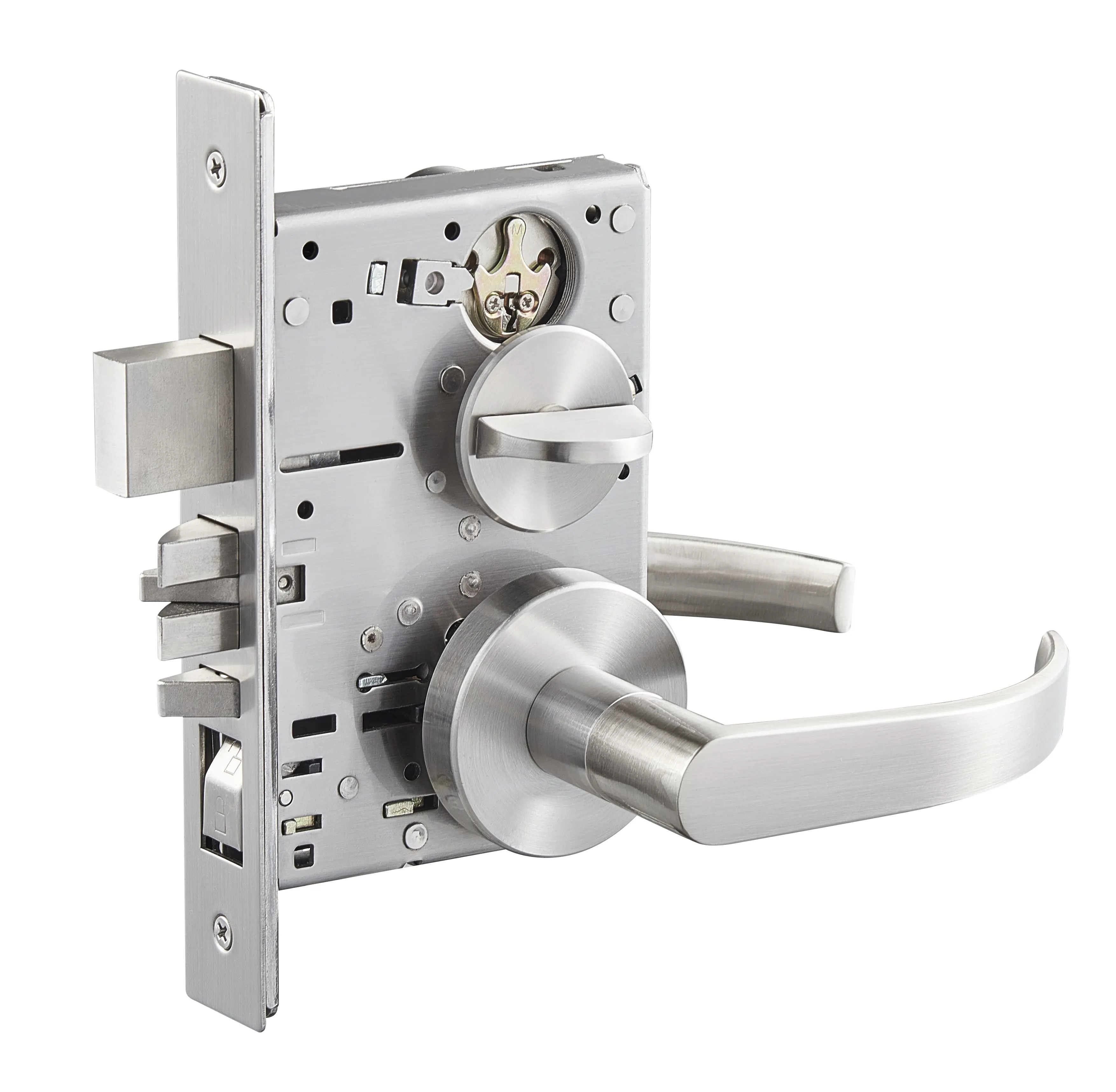 KEYMAN ANSI American Mortise Lock FApartment puede ser un mecanismo electrónico con solenoide U.L Fire Rated 3H ANSI