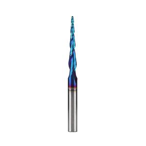 1/8 1/<strong>4</strong> <strong>3</strong>/<strong>4</strong> Inch <strong>4</strong> Flute <strong>Taper</strong> Ball Nose End Mill for Carving <strong>3</strong>/8 5/8 1/2 Inch <strong>3</strong> Flute <strong>4</strong> Flute Tapered Ball Nose Bit - Product Image 1