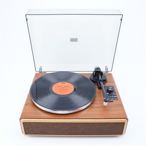 New Wooden Gramophone Vinyl Turntable Record Player with 3.5mm Aux in <strong>RCA</strong> Out,with <strong>USB</strong> Play &amp; Encoding,bluetooth <strong>Input</strong> &amp; <strong>Output</strong> - Product Image 1