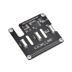 2-Kanal-PCIe-FFC-Adapterplatine für Raspberry Pi 5 erweitert Steck verbinder unterstützt das Stapeln mehrerer PCIe-HATs Raspberry Pi 5 PCIe HAT - Product Image 1