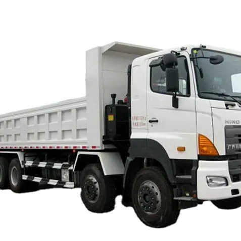Usado JAPÃO HINO heavy duty Caminhão Basculante Caminhão basculante para venda, 8*4 hino dump truck