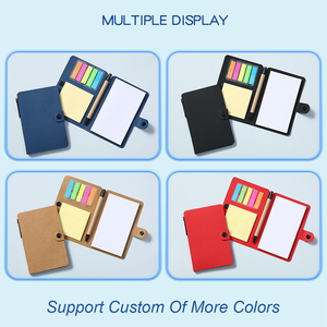 Sticker cuốn sách A6 tự dính để làm danh sách <span class=keywords><strong>notepad</strong></span> biểu tượng tùy chỉnh cuốn sách của quà tặng khuyến mãi <span class=keywords><strong>Sticky</strong></span> Note pad với bút máy tính xách tay - Product Image 3