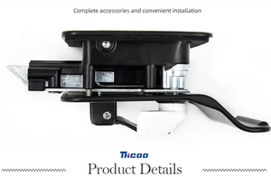 RV sınıf C kapı sürgülü kilit mandal karavan Camper açık kilit çekme karavan kamyon karavan giriş kompakt RV kilidi - Product Image 6