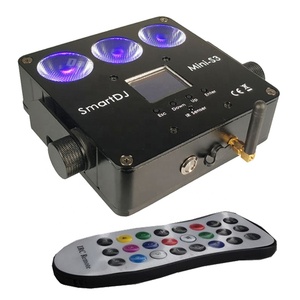 Wifi akıllı LED uplights mini 3*12W RGBWAUV 6in1 LED pil işletilen için DJ kabini - Product Image 1