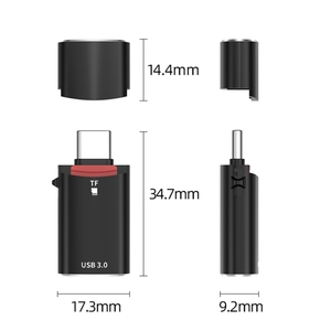 Usb-c/Type-C至tf卡多功能读卡器通用适配器 - Product Image 2