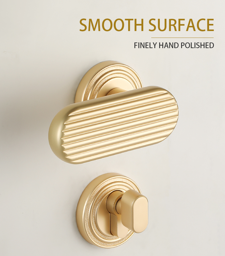 Door Handles Outside and Locks Round Door Handle European Style Interior Locks Handles
