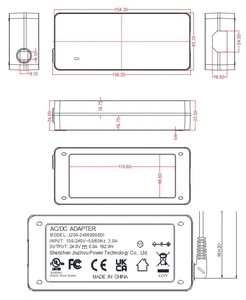 输入110V 220V优质电源适配器5V 9V 12V 15V 18V 19V 20V 24v输出1A 2A 3A 4A 5A 6A 7A 8A 9A 10A Dc电源适配器