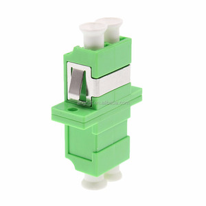 <strong>DX</strong> <strong>LC</strong> Fiber Connector Adapters <strong>SM</strong> UPC APC Low Insert Loss Zirconia Sleeve Fiber Optic Adaptor - Product Image 5