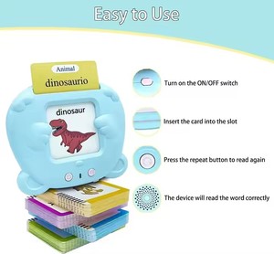 Mehrsprachiges Spielzeug für die frühe Bildung 224 Wörter Sprachen lernen Kleinkind Kinder Englisch Sprach lernmaschine - Product Image 4