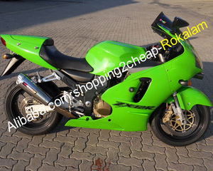 ZX12R מלא סט Fairing עבור Kawasaki <span class=keywords><strong>Ninja</strong></span> <span class=keywords><strong>ZX</strong></span>-<span class=keywords><strong>12R</strong></span> 00 01 <span class=keywords><strong>ZX</strong></span> <span class=keywords><strong>12R</strong></span> 2000 2001 פופולרי ירוק ABS להריון ולידה ערכות