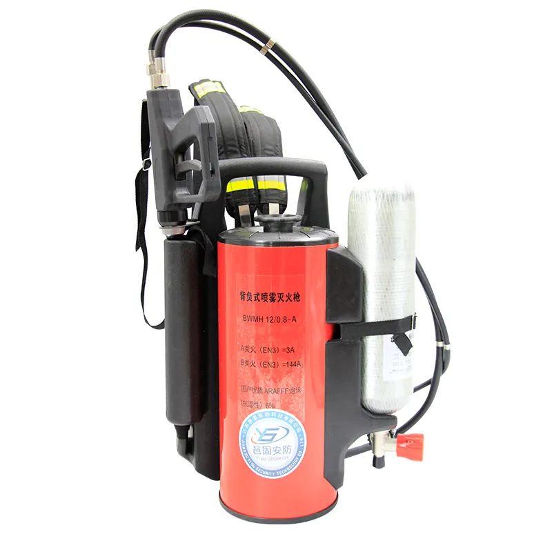 ดับเพลิงกระเป๋าเป้สะพายหลังMist Fire Suppression Fire Extinguisher