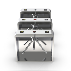 CE-geprüfte 3-Arm-Drop-Arm-Drehkreuz-Zugangskontrolle für das Fitness studio im Freien mit stilvollem Box-Design - Product Image 2