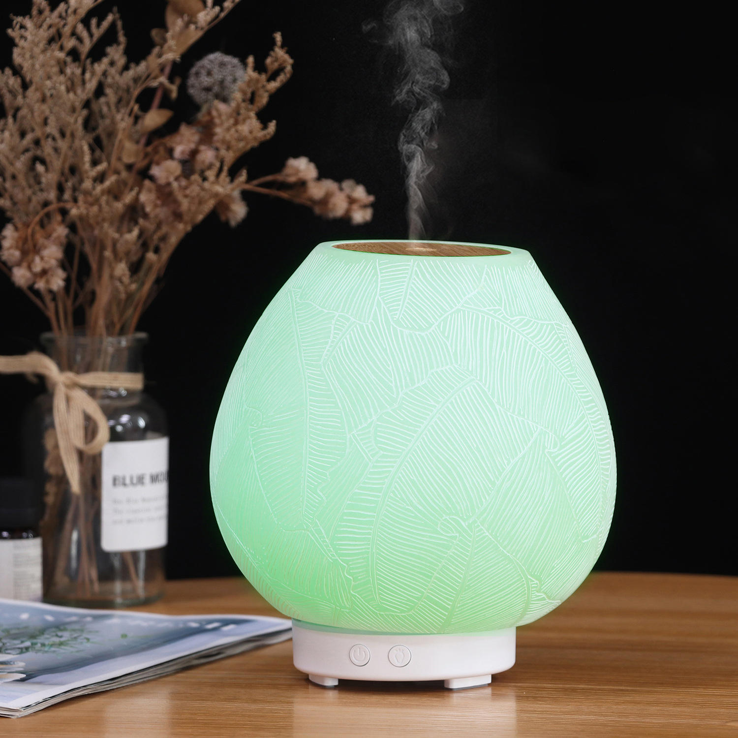 5V-USB ลายไม้สีอ่อน