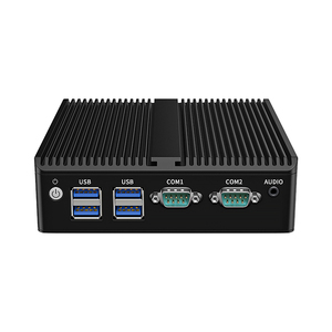 BKHD nuovo modello Fanless 4 Display 2 * HD 1 * DP 1 * tipo-c USB Mini PC G30S N100 2 * LAN 2 * COM Industrial Computer Linux Ubuntu Win-dows - Product Image 3
