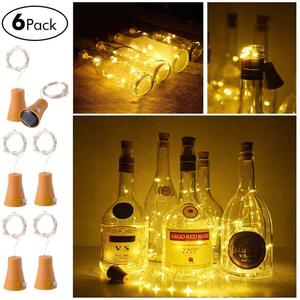 <strong>LED</strong> Decoration Living Room Battery Wine Solar Cork Light Battery Operated Copper Wire Bottle Stopper fairy String Light - Product Image 5