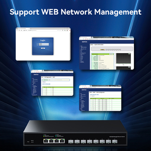12 Port 10G Web yönetilen anahtarı 10Gb ağ anahtarı ağ Hub Internet Splitter ile VLAN/LACP/SNMP/DHCP istemci - Product Image 4