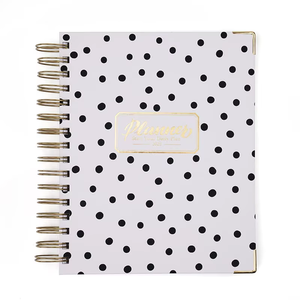 Il pianificatore di moda prenota riviste Private A5 Notebook con diario punteggiato rilegatura a spirale a colori per il formato a fogli mobili di uso quotidiano - Product Image 1