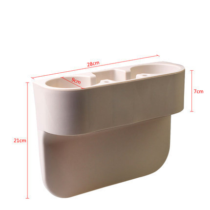 Portavasos de plástico 3 en 1 - Beige