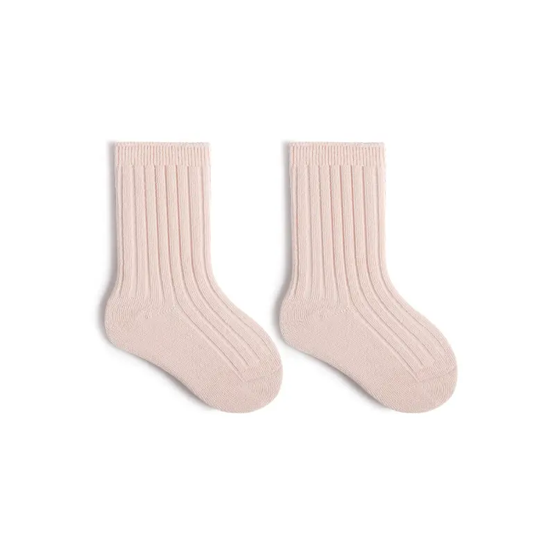 Spring Summer Baby Girls Socks Newborn Baby Socks Infant Anti Slip Soft Solid Cotton Baby Sock