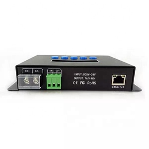 BC-216 impermeabile 16 porte SPI/DMX Decoder 12-24V RGB Pixel di sincronizzazione della luce - Product Image 3