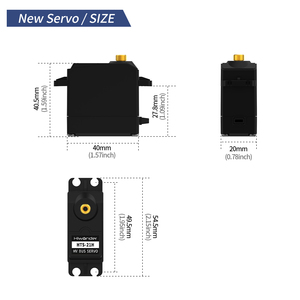 Servo Bus ad alta tensione seriale hikonder HTS-21H porta seriale Anti-combustione e Anti-blocco seriale ad alta coppia di alta precisione - Product Image 5