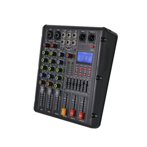 Professional 4-Ch DSP Audio Mixer Console DSP with Blue Tooth USB Sound Card 48V Phantom Power HD Player &amp; Digital <strong>Recording</strong> - Product Image 2