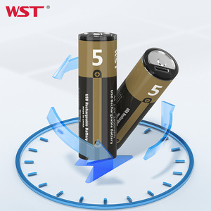 Rechargeable AA Batteries with Type-C Charging Port Providing Eco-friendly and Reliable Power <strong>Source</strong> Ideal for Home Electronics - Product Image 1