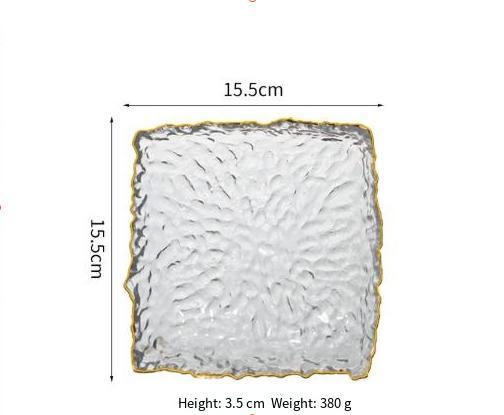 Phnom penh transparent ice dew square tray