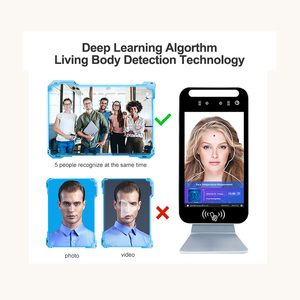 Tableta Android con control de acceso biométrico, dispositivo de reconocimiento facial dinámico con SDK gratuito, cámara Full HD - Product Image 5