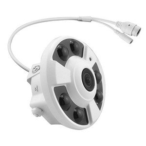 CCTV 8MP Panorámico 180 Grados POE Cámara IP Kit Lente ojo de pez fija Cámara de red 4CH 4K POE NVR Sistema de seguridad - Product Image 3