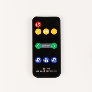 DC5-12V 600Pixel SP106E SPI-<span class=keywords><strong>LED</strong></span>-Musik <span class=keywords><strong>controller</strong></span> mit 9-Tasten-RF-Fernbedienung für adressierbare Ws2812B SK6812 <span class=keywords><strong>LED</strong></span>-Streifen leuchten