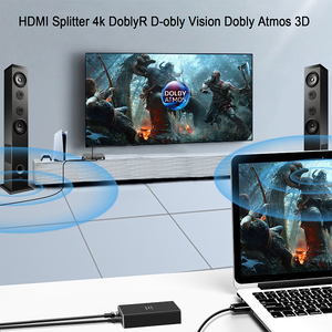 Extensor divisor 4K HDMI 1 en 2 salidas sobre Cat5/6 hasta 50m/165ft HDCP2.2/PoE/Gestión EDID Escalado descendente IR bidireccional - Product Image 4