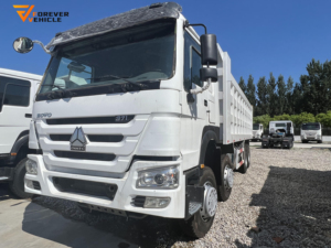 รถดัมพ์ดีเซล8x4สำหรับเครื่องยนต์ Weichai พวงมาลัยซ้ายมาตรฐานการปล่อยก๊าซยูโร3 - Product Image 2