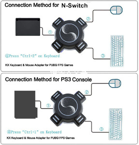 USB游戏控制器适配器视频游戏键盘鼠标转换器任天堂Switch Xbox One X PS4 PS3游戏机 - Product Image 2