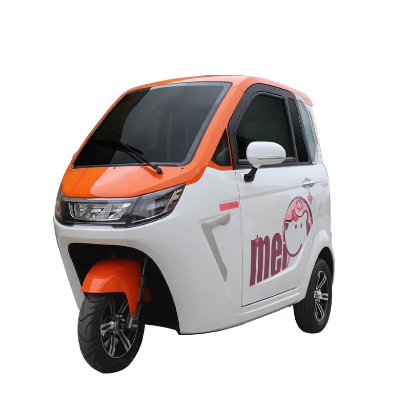 KEYU高性能電気自動車3輪3席大人用電気自動車自転車車同封中国製電気三輪車